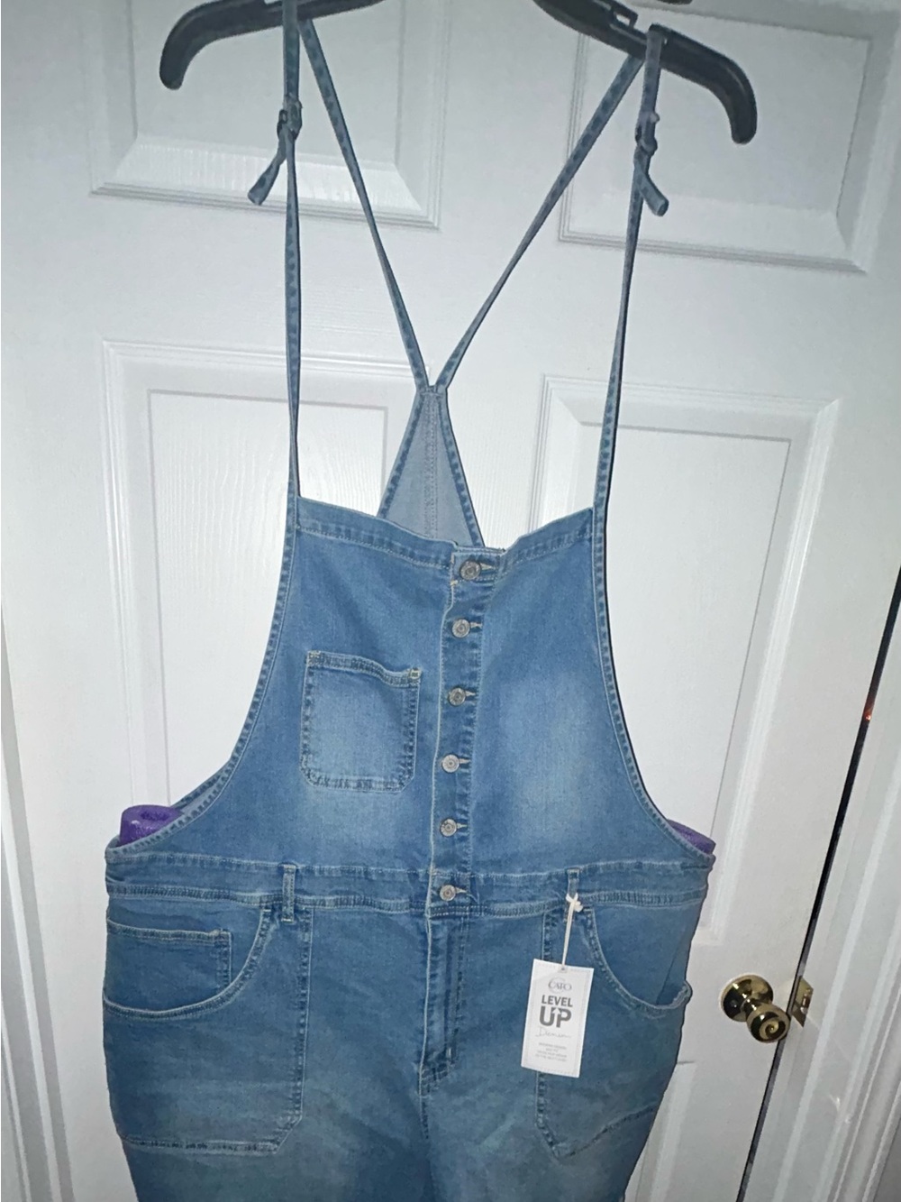 Women’s Blue Denim Jean Shorts Overalls
